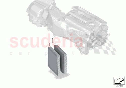 Part Diagram for Rolls Royce 64115A29D99