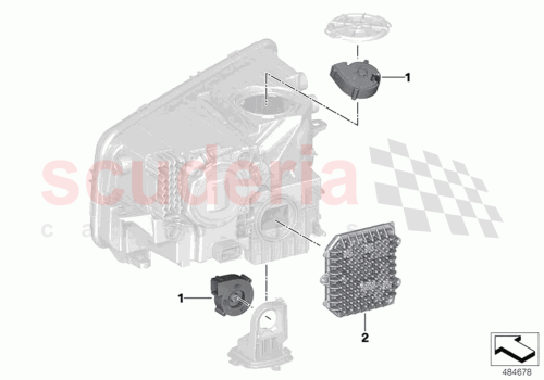 Part Diagram for Rolls Royce 63 11 7472767