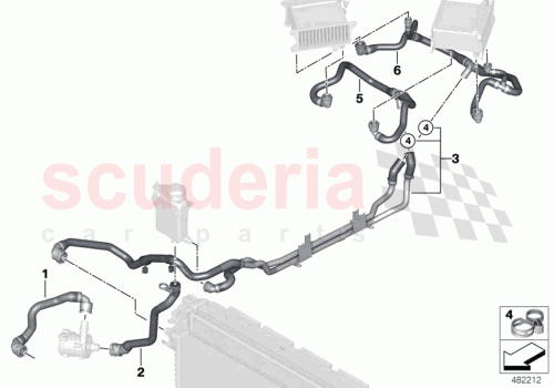 Part Diagram for Rolls Royce 64219182743