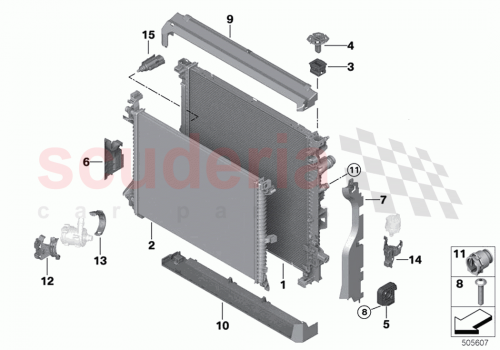 Part Diagram for Rolls Royce 17115A5C822