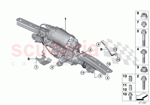Part Diagram for Rolls Royce 31106850776
