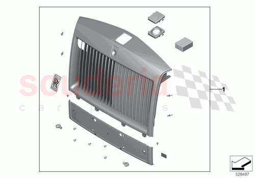 Part Diagram for Rolls Royce 63145A8A863
