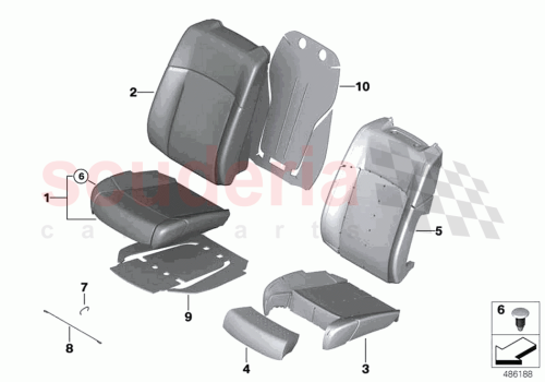 Part Diagram for Rolls Royce 52109490016