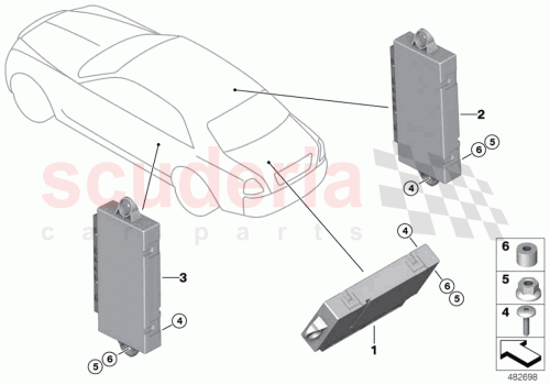 Part Diagram for Rolls Royce 61355A40FA2