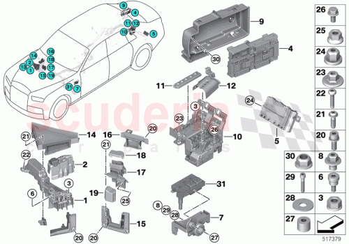 Part Diagram for Rolls Royce 61148795655