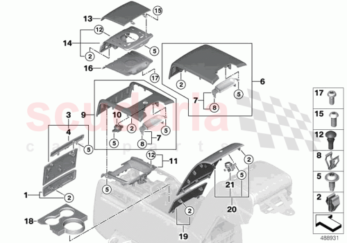 Part Diagram for Rolls Royce 51169384327