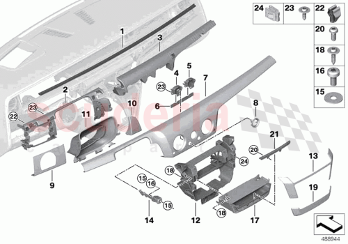 Part Diagram for Rolls Royce 51459363928