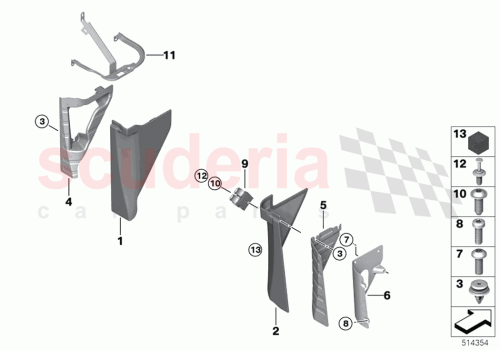 Part Diagram for Rolls Royce 51439493681