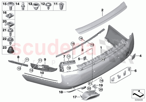 Part Diagram for Rolls Royce 51127438904