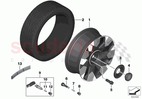Part Diagram for Rolls Royce 36106887147