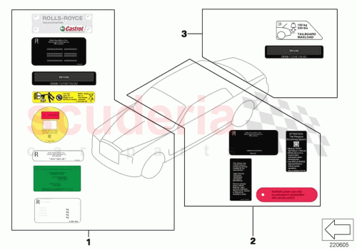 Part Diagram for Rolls Royce 71217116800
