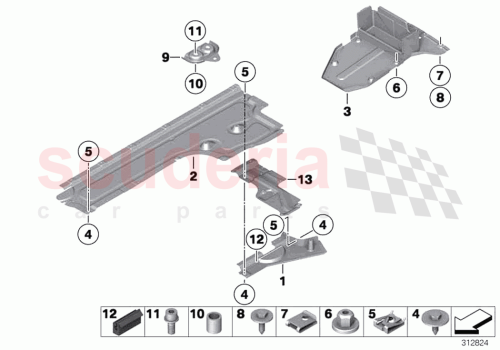 Part Diagram for Rolls Royce 51757301764